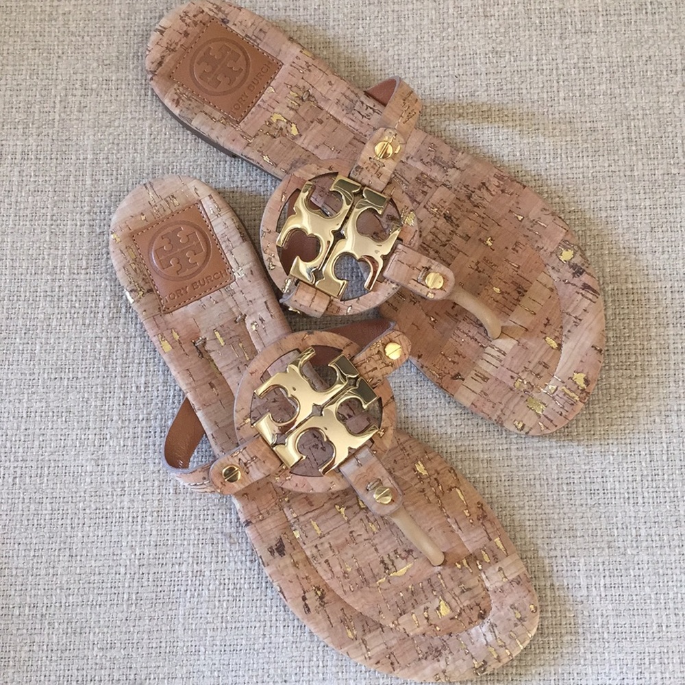 NEW Tory Burch Miller Cork Sandal
